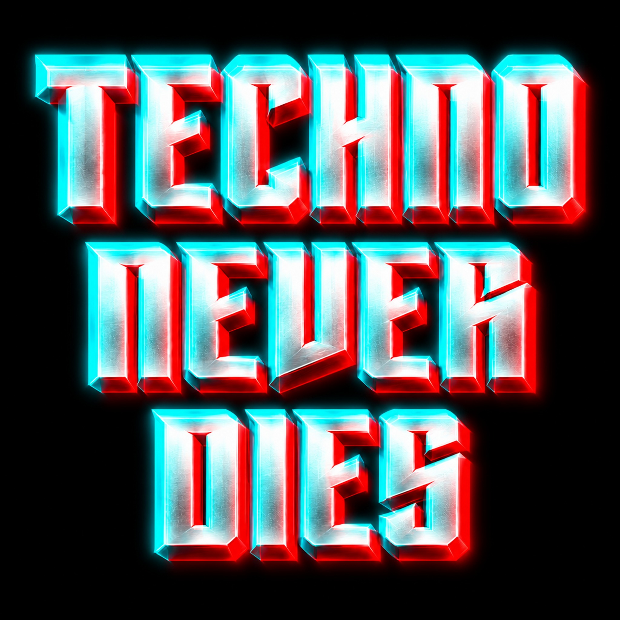 TECHNO NEVER DIES logo